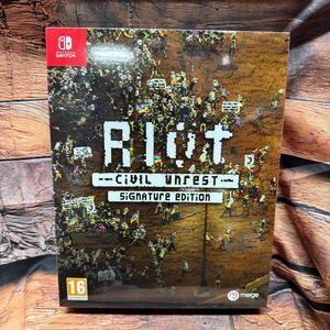 RIOT - Civil Unrest Signature Edition Nintendo Switch Video Game Strategy